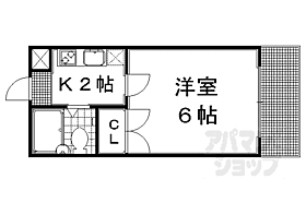 北斗ハイツ 103 ｜ 京都府京都市左京区松ケ崎桜木町（賃貸マンション1K・1階・16.80㎡） その2