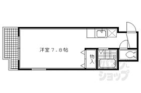 京都府京都市左京区岩倉三宅町（賃貸マンション1R・1階・19.00㎡） その2