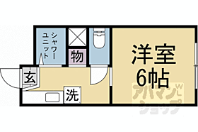 京都府京都市左京区吉田牛ノ宮町（賃貸マンション1K・2階・17.00㎡） その2