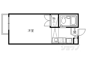 京都府京都市上京区千本通一条下ル西中筋町（賃貸アパート1K・2階・17.39㎡） その2