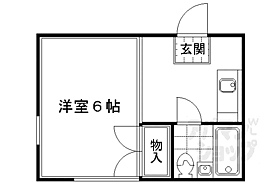 メイトパープル 203 ｜ 京都府京都市北区紫竹上高才町（賃貸アパート1K・2階・19.87㎡） その2