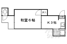 京都府京都市左京区北白川西町（賃貸アパート1K・2階・20.57㎡） その2