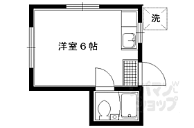 京都府京都市左京区一乗寺里ノ前町（賃貸アパート1R・2階・15.00㎡） その2