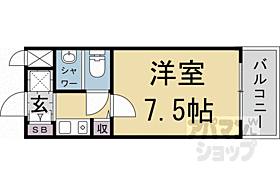 京都府京都市上京区御前通今出川上ル二丁目北町（賃貸マンション1K・1階・19.32㎡） その2