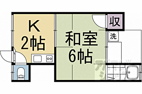 京都府京都市左京区田中南大久保町（賃貸アパート1K・1階・18.15㎡） その2