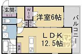 プランドール大宮 303 ｜ 京都府京都市北区大宮西小野堀町（賃貸マンション1LDK・3階・45.32㎡） その2