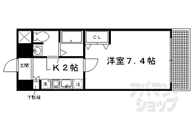 京都府京都市左京区田中玄京町（賃貸マンション1K・3階・22.29㎡） その2