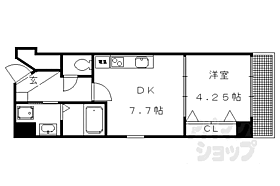 ブリエ三竹 201 ｜ 京都府京都市北区紫竹西栗栖町（賃貸マンション1DK・2階・30.39㎡） その2