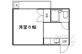 葵ハイツ 205 ｜ 京都府京都市北区上賀茂中ノ坂町（賃貸マンション1K・2階・18.00㎡） その2