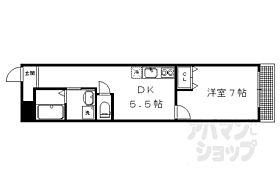 京都府京都市左京区吉田上阿達町（賃貸マンション1DK・3階・30.51㎡） その2