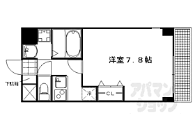 京都府京都市北区北野西白梅町（賃貸マンション1K・1階・24.84㎡） その2