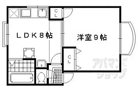 京都府京都市左京区一乗寺里ノ前町（賃貸アパート1LDK・2階・36.00㎡） その2