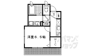 京都府京都市左京区北白川下別当町（賃貸アパート1K・1階・27.00㎡） その2