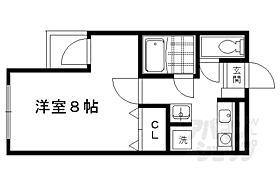 メゾンドールグリーンハイツ 203 ｜ 京都府京都市北区紫竹下緑町（賃貸マンション1K・2階・25.50㎡） その2