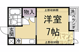ハイツおおくら 1Kの間取図画像
