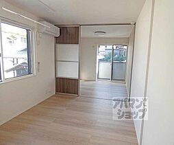 叡山電鉄叡山本線 一乗寺駅 徒歩10分の賃貸アパート 2階2LDKのリビング/ダイニング