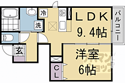 Ｌａ　Ｓｏｉｅ 1階1LDKの間取り