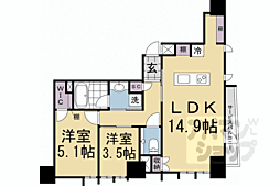京都地下鉄東西線 二条駅 徒歩12分 2階/-