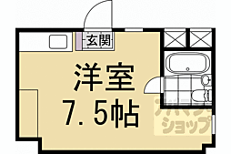 メゾン鷹ケ峯 ワンルームの間取図画像