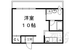 W.DECO 1Kの間取図画像