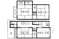 西賀茂大栗町貸家 05