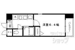 エイペックス京都新京極1 1Kの間取図画像