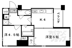 プリムローズ 2Kの間取図画像
