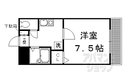 メゾン・ド・プレパント 1Kの間取図画像