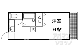 アスピリエきよみ 1Kの間取図画像
