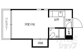 京都府京都市北区等持院中町（賃貸マンション1K・2階・17.00㎡） その2