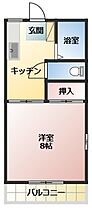 メゾンラフォーレＣ 201 ｜ 栃木県宇都宮市宝木本町1192-3（賃貸アパート1K・2階・26.00㎡） その2