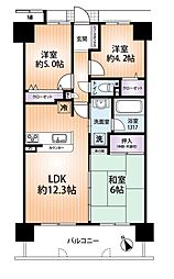 間取図画像 3LDK