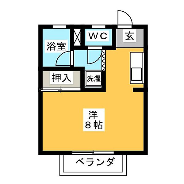 メローハウス ｜三重県津市桜田町(賃貸アパート1R・2階・26.55㎡)の写真 その2