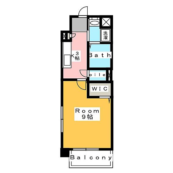 Ｋ　Ｓｍａｒｔ　ＨＩＳＡＩ ｜三重県津市久居新町(賃貸マンション1K・7階・30.60㎡)の写真 その2