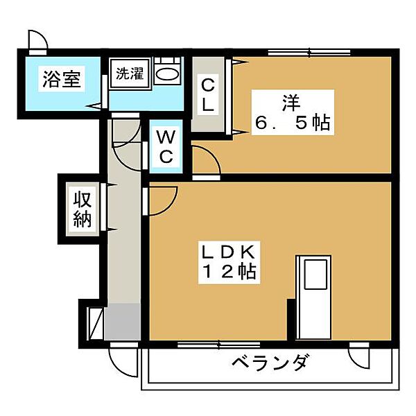 ロトルア ｜三重県津市白塚町(賃貸アパート1LDK・1階・45.12㎡)の写真 その2