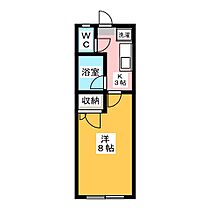 エグゼ2  ｜ 三重県津市一身田町（賃貸マンション1K・1階・22.81㎡） その2