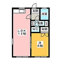 メディオハイツアイ  ｜ 三重県津市鳥居町（賃貸アパート1LDK・1階・39.74㎡） その2