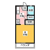 石神ハイツＤ  ｜ 三重県津市白塚町（賃貸アパート1K・2階・24.00㎡） その2