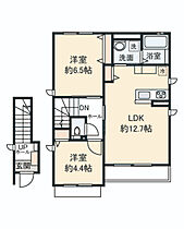 レトア津新町 201 ｜ 三重県津市八町１丁目12番10号（賃貸アパート2LDK・2階・59.08㎡） その2