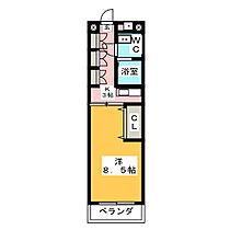 シティフラット中村  ｜ 三重県津市新町１丁目（賃貸マンション1K・4階・30.00㎡） その2