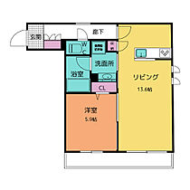 シャーメゾン栄町 205 ｜ 三重県津市栄町４丁目188（賃貸マンション1LDK・2階・49.96㎡） その2