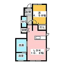 プリマデコールB棟  ｜ 三重県津市久居野村町（賃貸アパート1LDK・1階・37.47㎡） その2