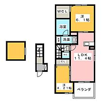 ファイン・ゼファー　II  ｜ 三重県津市一身田中野（賃貸アパート1LDK・2階・55.10㎡） その2