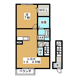 Residence垂水 1LDKの間取図画像