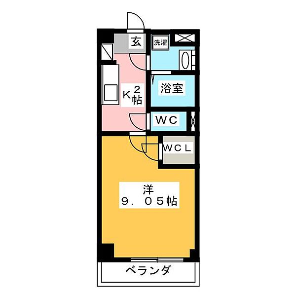 ＧＲＡＮＤＵＫＥ　算所 ｜三重県鈴鹿市算所２丁目(賃貸マンション1K・5階・30.00㎡)の写真 その2