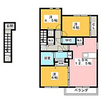 ベルツリー  ｜ 三重県鈴鹿市野町西３丁目（賃貸アパート3LDK・2階・74.06㎡） その2