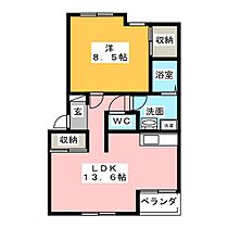 ヴィスコンティ・Ｎ  ｜ 三重県鈴鹿市長太新町１丁目（賃貸アパート1LDK・2階・51.23㎡） その2