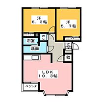 シャルム・ラ・メールI  ｜ 三重県鈴鹿市池田町（賃貸アパート2LDK・1階・51.23㎡） その2