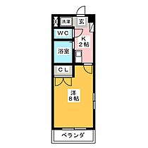 ピディエスベルエーリー  ｜ 三重県鈴鹿市東玉垣町（賃貸マンション1K・3階・24.30㎡） その2