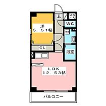 ムーブル　エスト  ｜ 三重県鈴鹿市神戸９丁目（賃貸マンション1LDK・2階・42.75㎡） その2